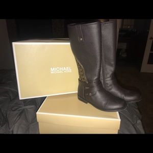 Little Girl Michael Kors leather riding boots